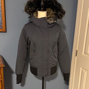 NWT Pajar Cordova bomber jacket navy S